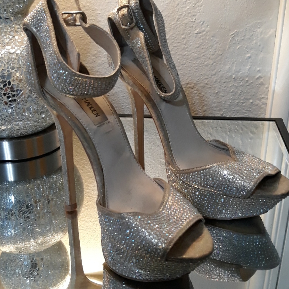 Steve madden sparkley heels